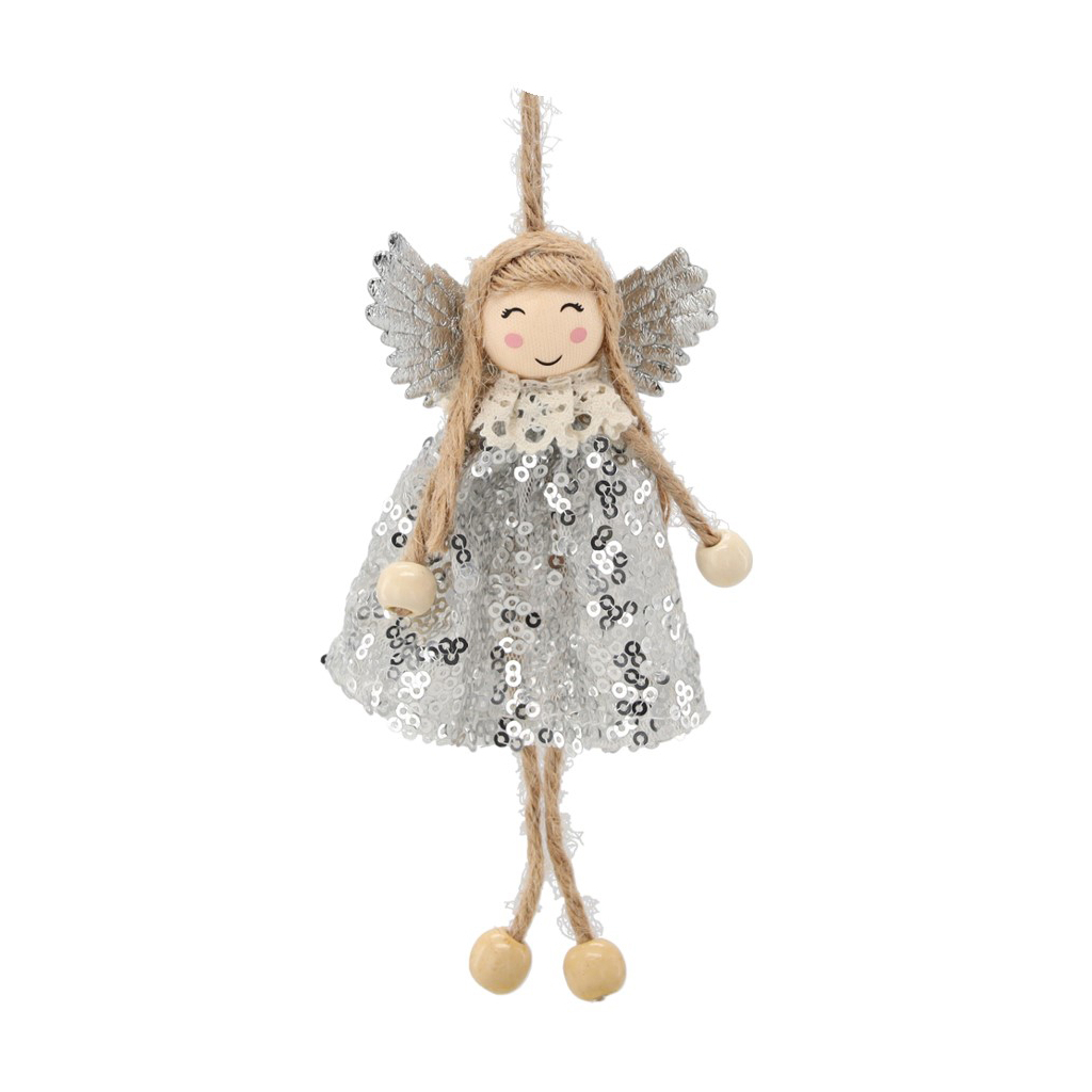 Ялинкова іграшка Chomik Фея" блискітки 7,5х16 см (5900779900615_3) - зображення 1