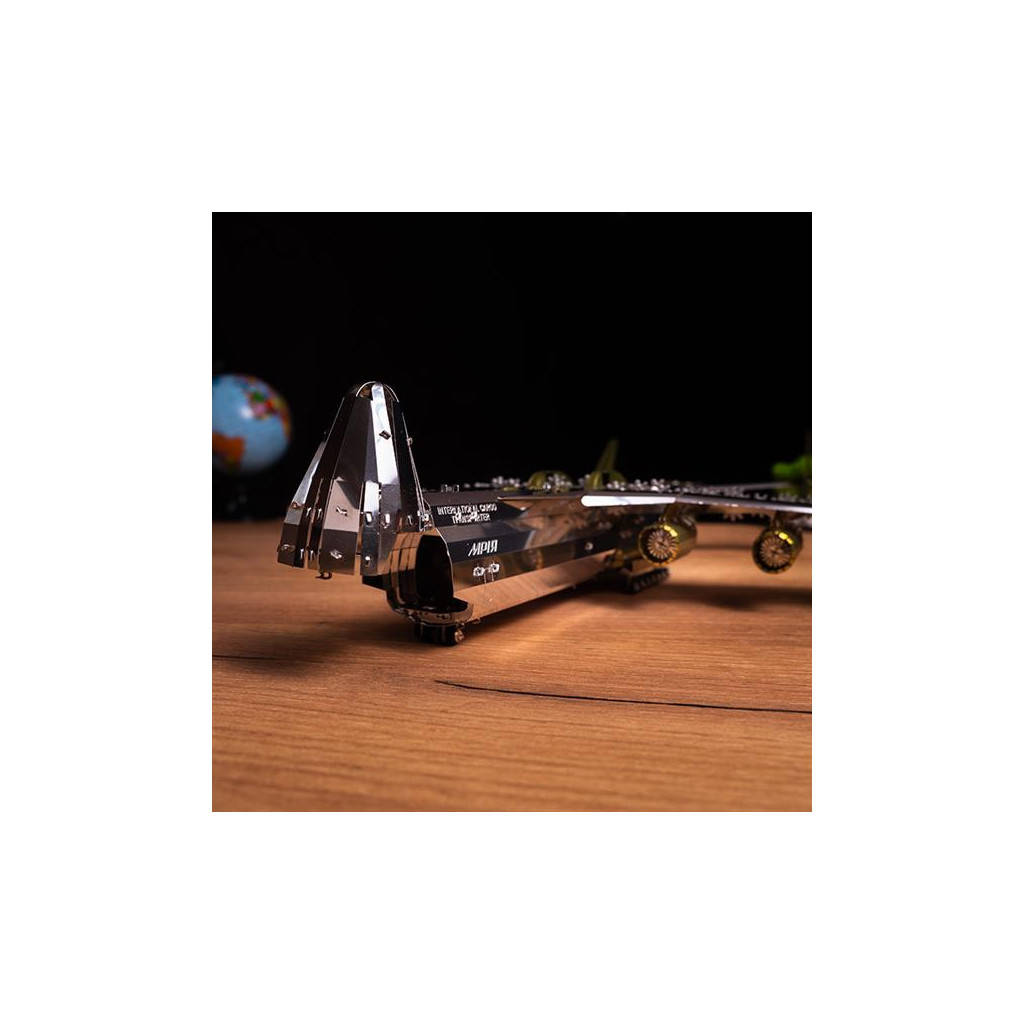 Конструктор Metal Time Колекційна модель Ukrainian Dream механічний літак Мрія АН-225 двокольоровий Exclusive Edition (MT001EE) - зображення 3