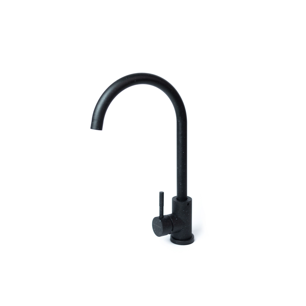 Мийка кухонна Adamant Ovum чорний + змішувач (1824296910403) - зображення 4