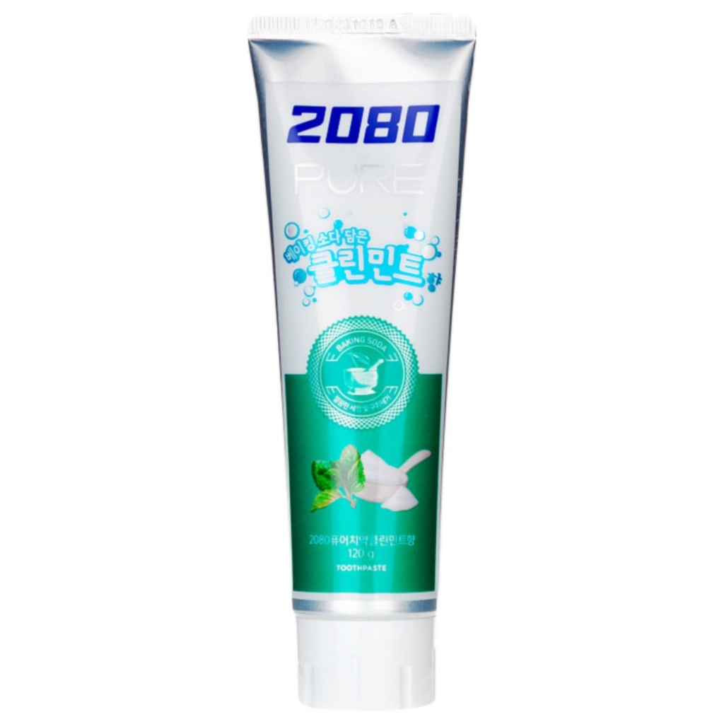 Зубна паста Aekyung 2080 Baking Soda Clean Mint Green 120 г (8801046287682) - зображення 1