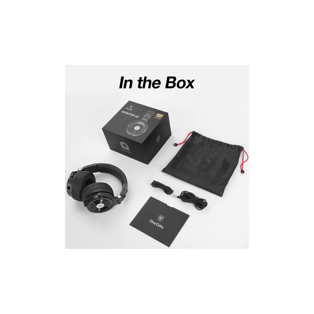 Навушники OneOdio Monitor 40 3,5мм/6,35мм Black (Monitor 40 Black) - зображення 6