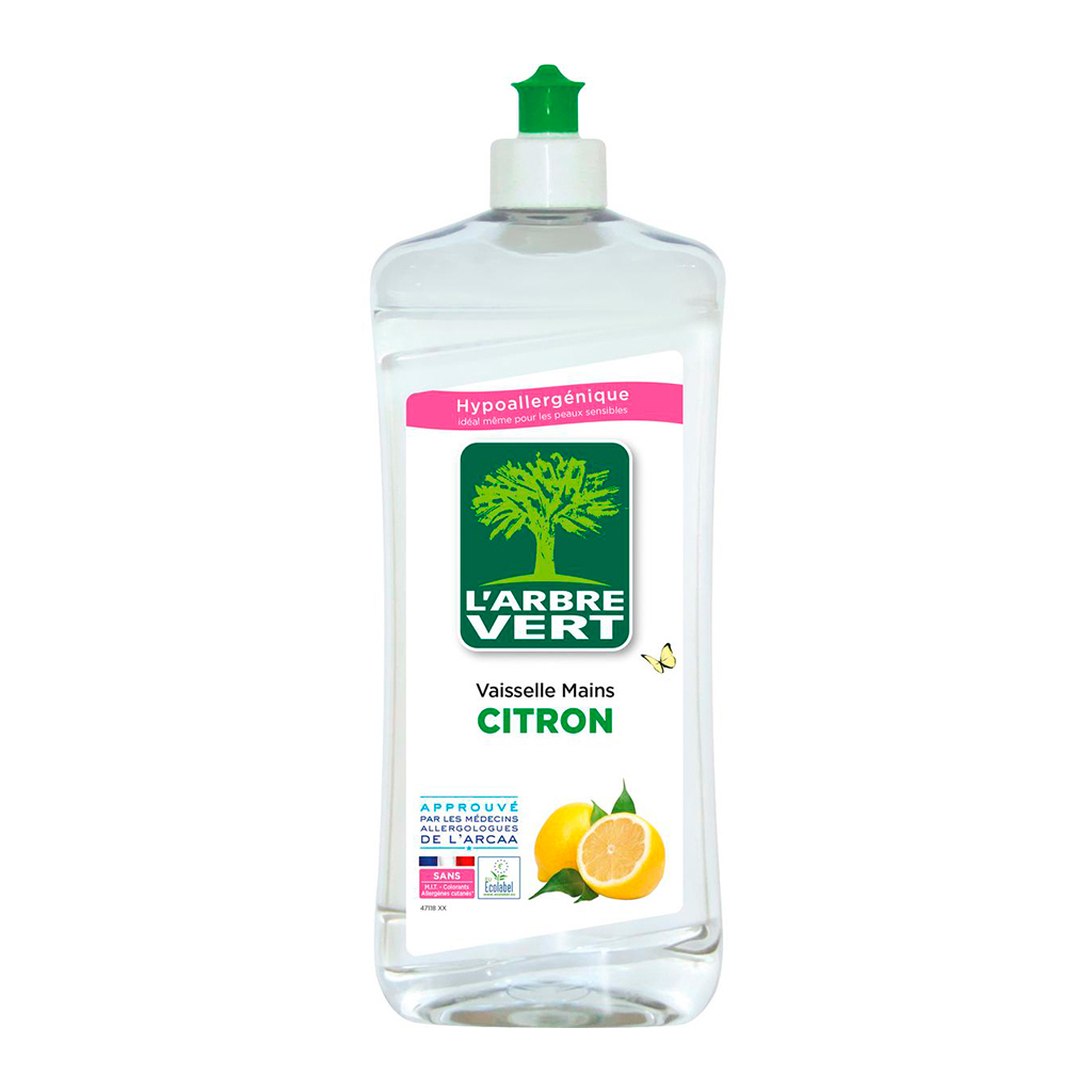 Засіб для ручного миття посуду L'Arbre Vert Лимон 750 мл (3450601022173/3450601047213) - зображення 1