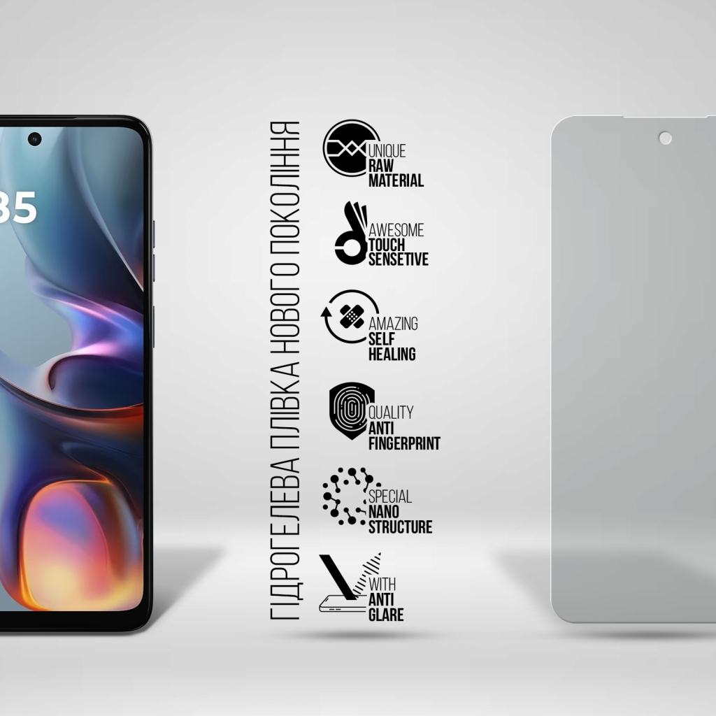 Плівка захисна Armorstandart hydrogel Matte Motorola E15 (ARM83134) - зображення 2