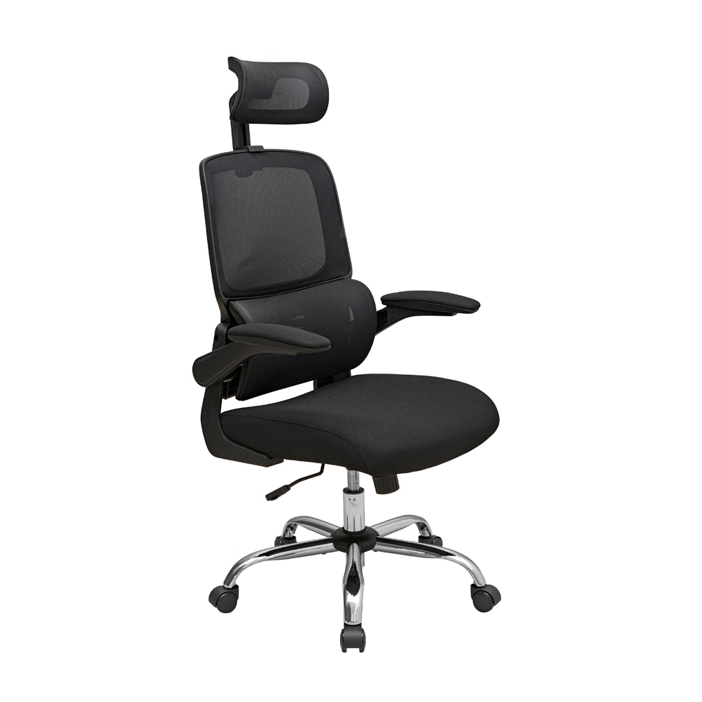 Офісне крісло Richman Скайлайн Хром M-1 (Tilt) Чорна (R00000053308) - зображення 1