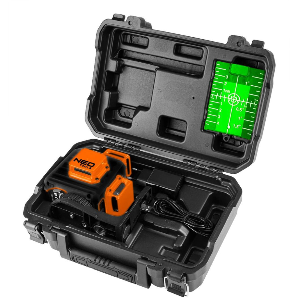 Лазерний нівелір Neo Tools 3D 20м, 0.03 мм/м, IP54, кейс (75-109) - зображення 7