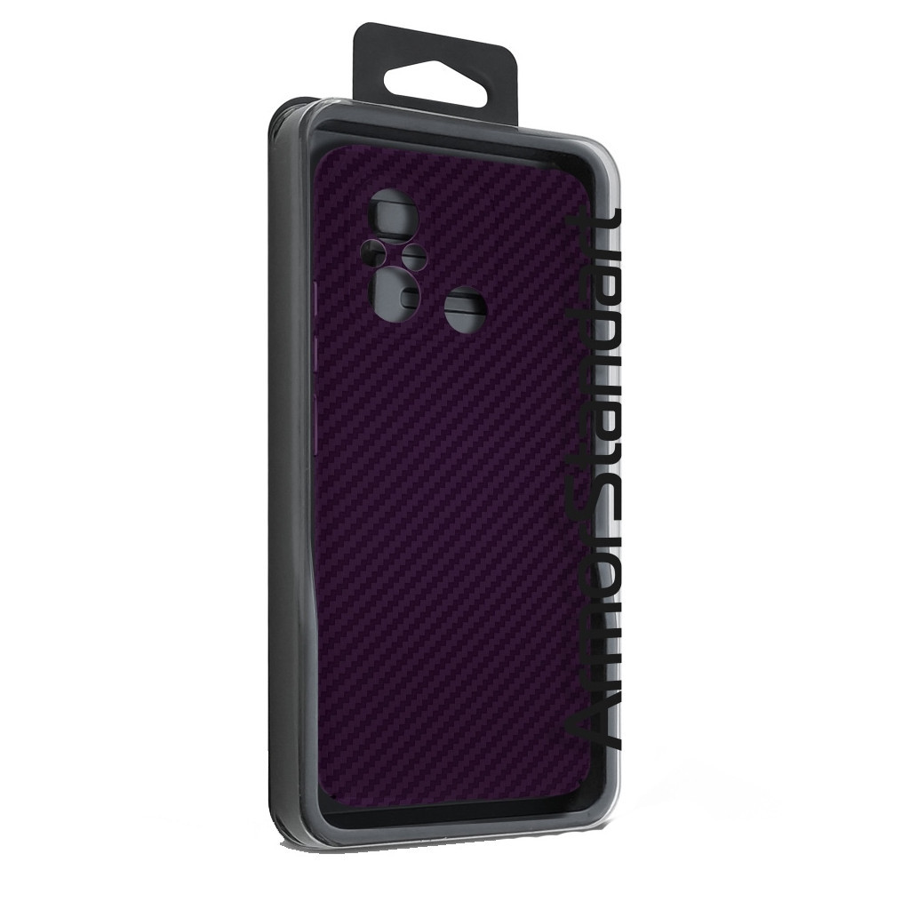 Чохол до мобільного телефона Armorstandart LikeCarbon Xiaomi Redmi 12C Purple (ARM71944) - зображення 3