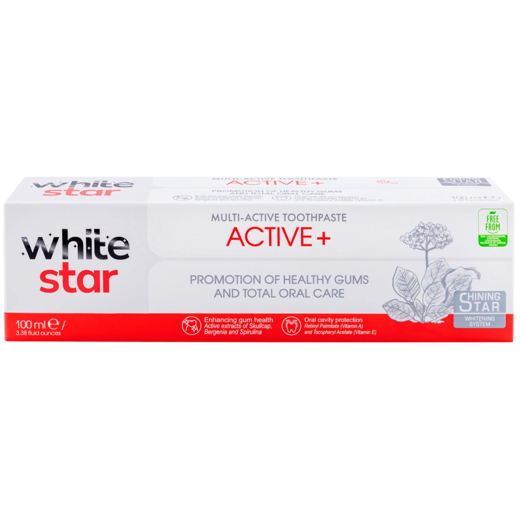 Зубна паста White Star Active+ 100 мл (3800237400324) - зображення 1