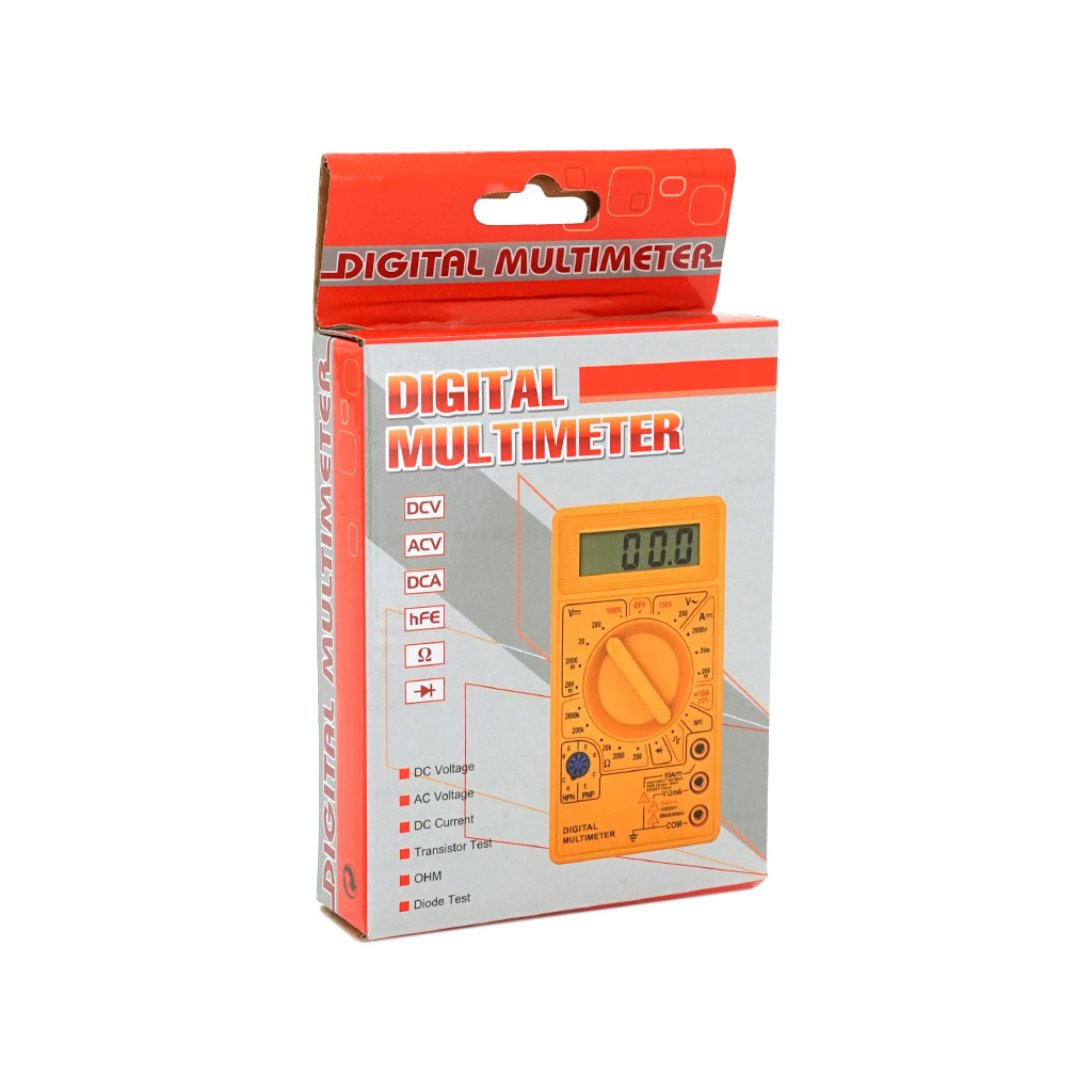 Цифровий мультиметр HAOYUE DT-830B, щупи, Box (HAOYUE DT-830B) - зображення 5