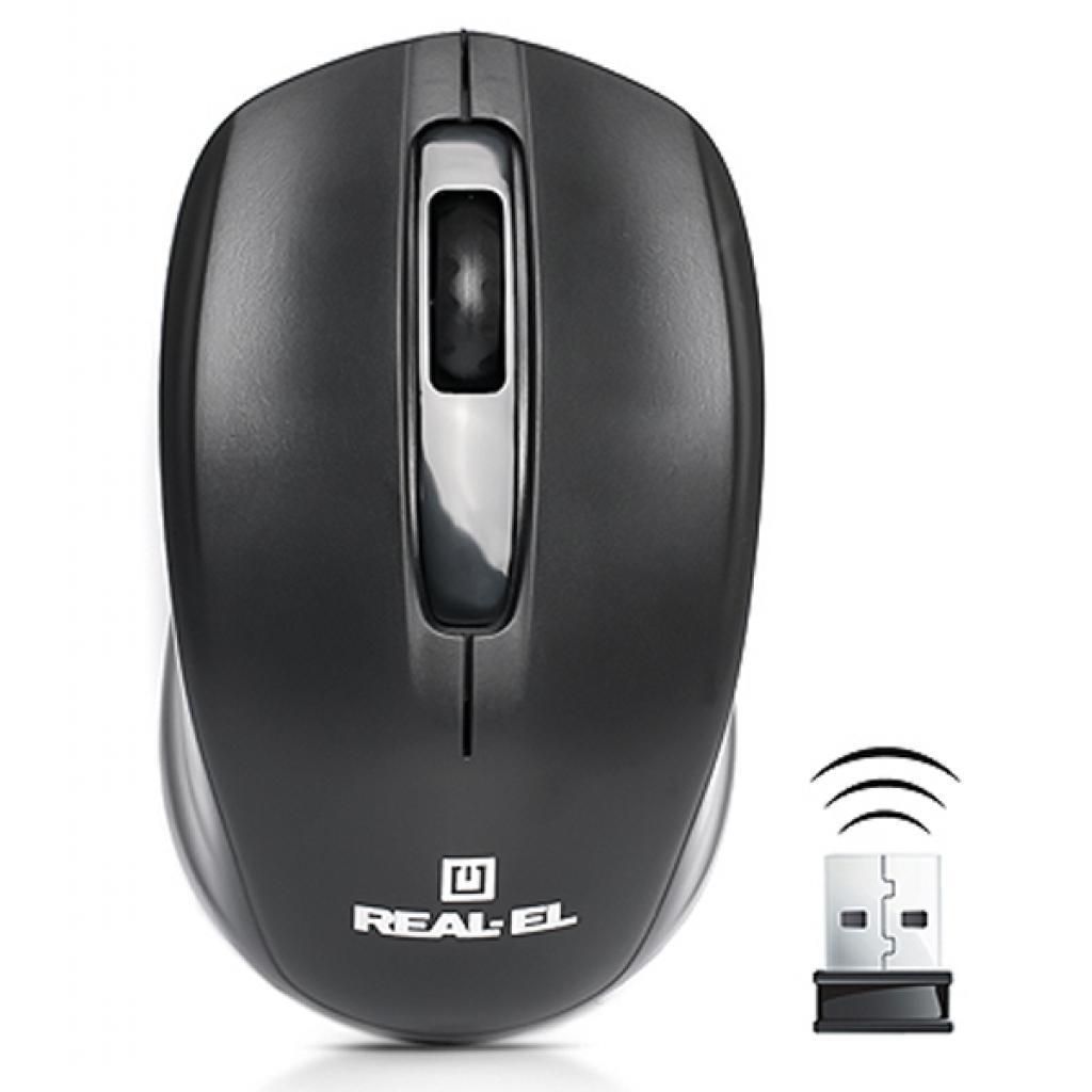 Мишка REAL-EL RM-304 black - зображення 3