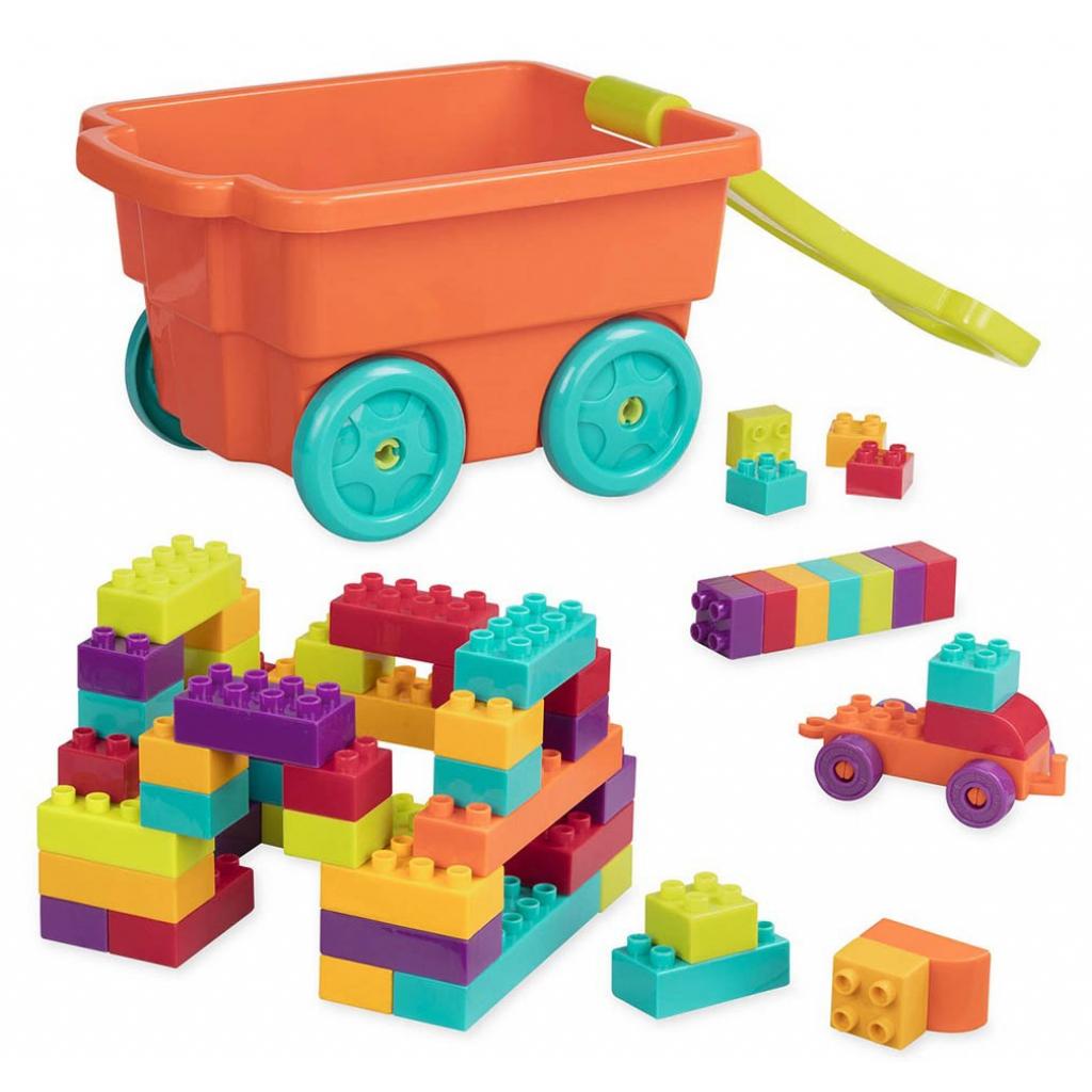 Конструктор Battat Архітектор 54 деталі у візку (BT2539Z) - зображення 1