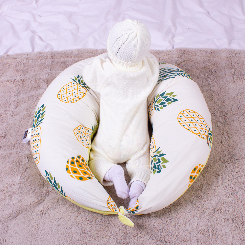 Подушка MirSon для вагітних та годування №8314 Print Line 17-0242 Salyut Бязь 30х170х20 см (2200006200390) - зображення 8