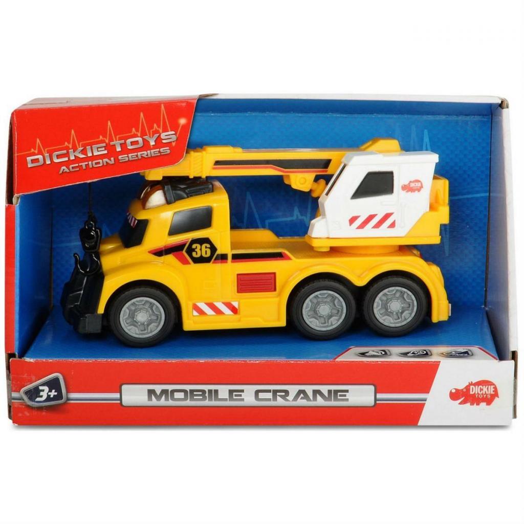 Спецтехніка Dickie Toys з розкладним краном 15 см: звук, світло (3302006) - зображення 5