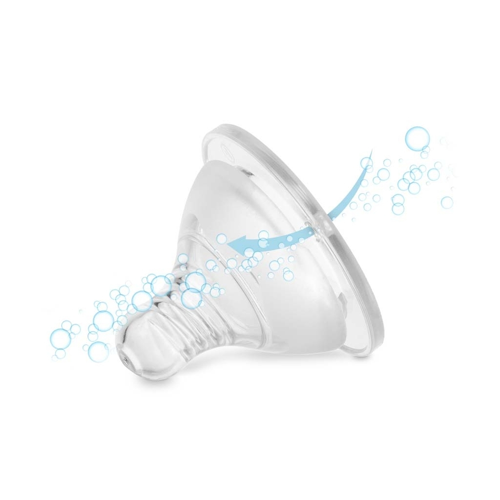 Соска Baboo силіконова, (2 шт), широке горлечко, повільний потік, 0+ міс (4-110) - изображение 4