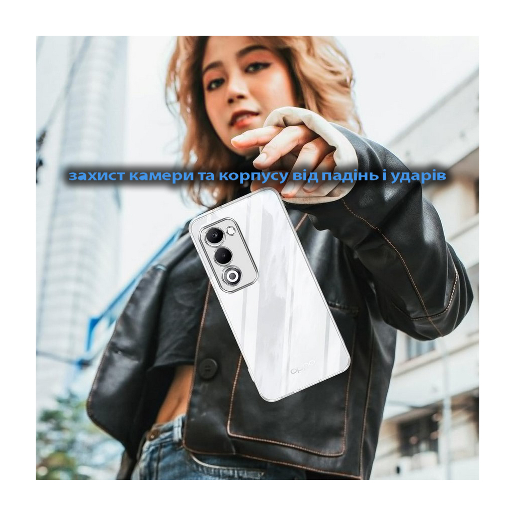 Чохол до мобільного телефона BeCover Silicone Oppo A5 2025 4G/5G Transparent (713882) - зображення 4