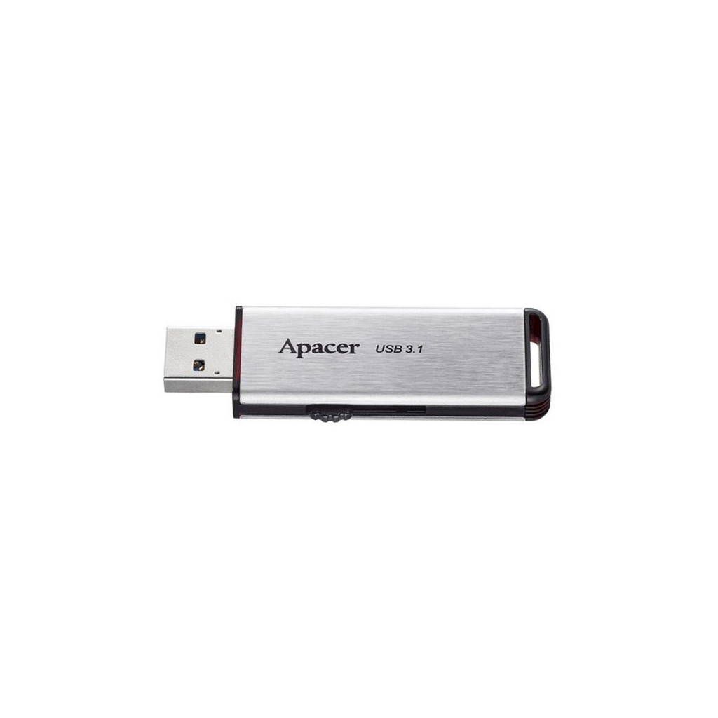USB флеш накопичувач Apacer 16GB AH35A Silver USB 3.1 Gen1 (AP16GAH35AS-1) - изображение 3