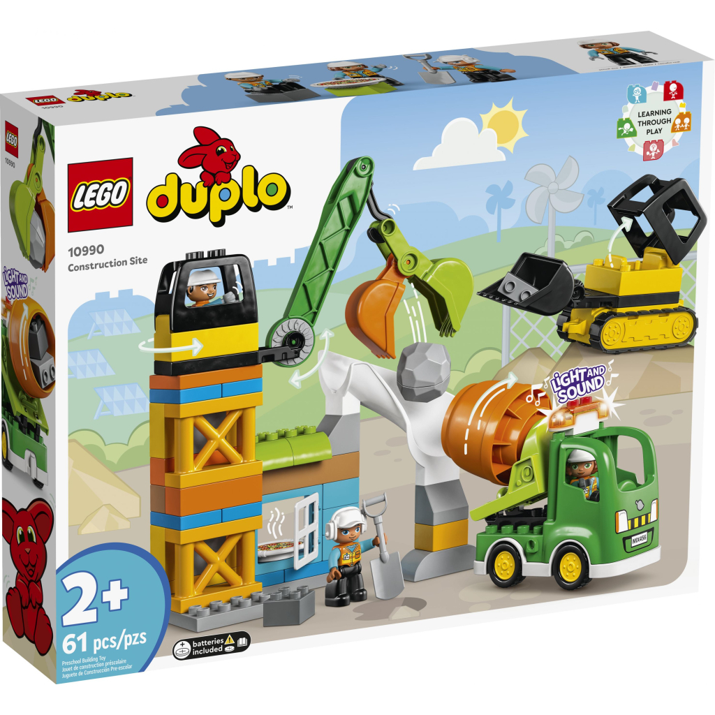 Конструктор LEGO DUPLO Town Будівельний майданчик 61 деталь (10990) - зображення 1
