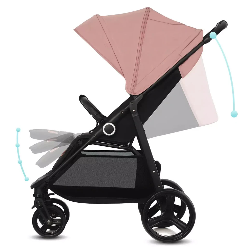Коляска Kinderkraft Grande Plus Pink (KSGRAN00PNK0000) (5902533919307) - зображення 6