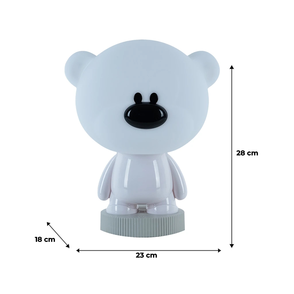 Нічник Kite Світильник LED з акумулятором Bear, білий (K24-490-2-1) - зображення 6