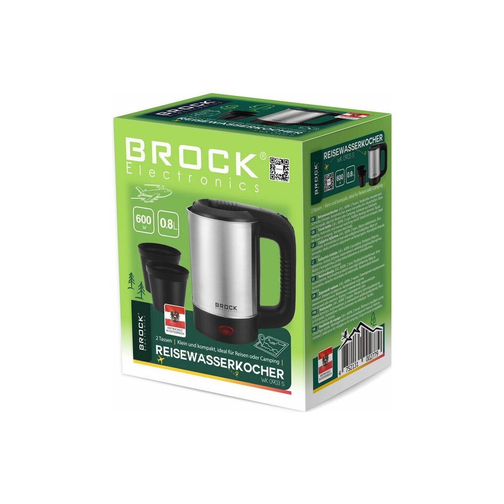 Електрочайник Brock WK 0605 GY - зображення 2