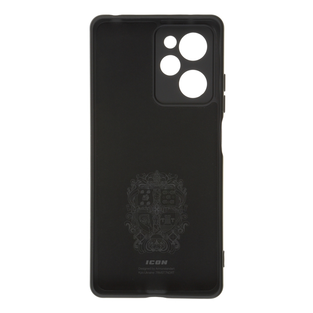 Чохол до мобільного телефона Armorstandart ICON Case Xiaomi Poco X5 Pro 5G Camera cover Black (ARM66379) - зображення 2