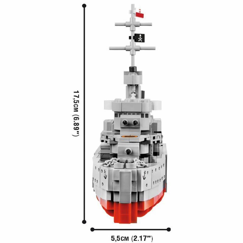 Конструктор Cobi World Of Warships Есмінець Блискавиця 680 деталей (COBI-3080) (5902251030803) - зображення 4