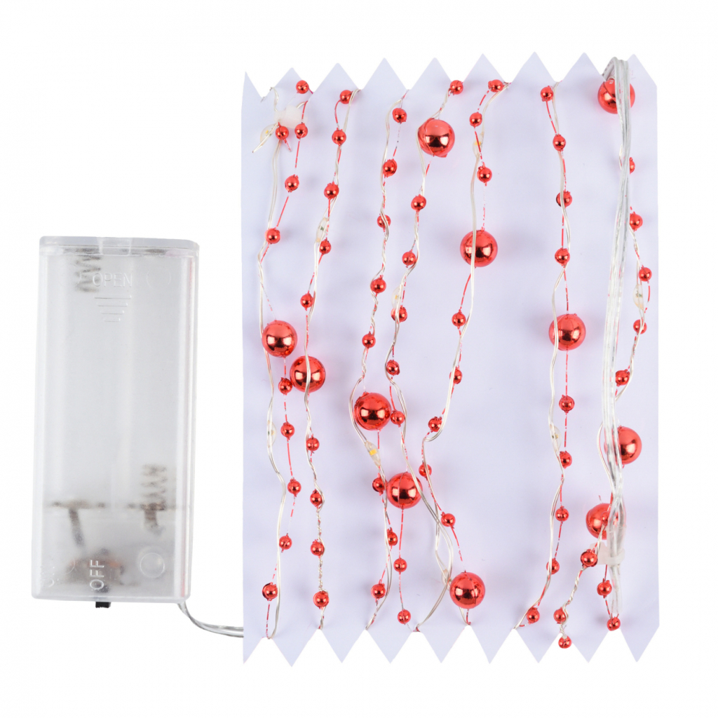 Гірлянда YES! Fun На мідному дроті Намистини 20 LED Тепло-біла 2.2 м На батарейках (801205) - зображення 2