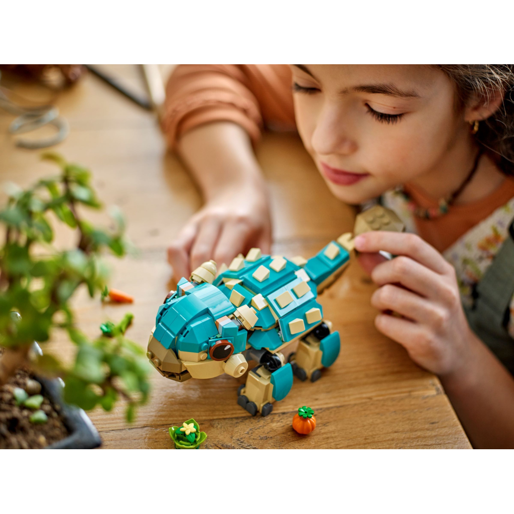 Конструктор LEGO Jurassic World Малюк Бампі: Анкілозавр (76962) - зображення 8