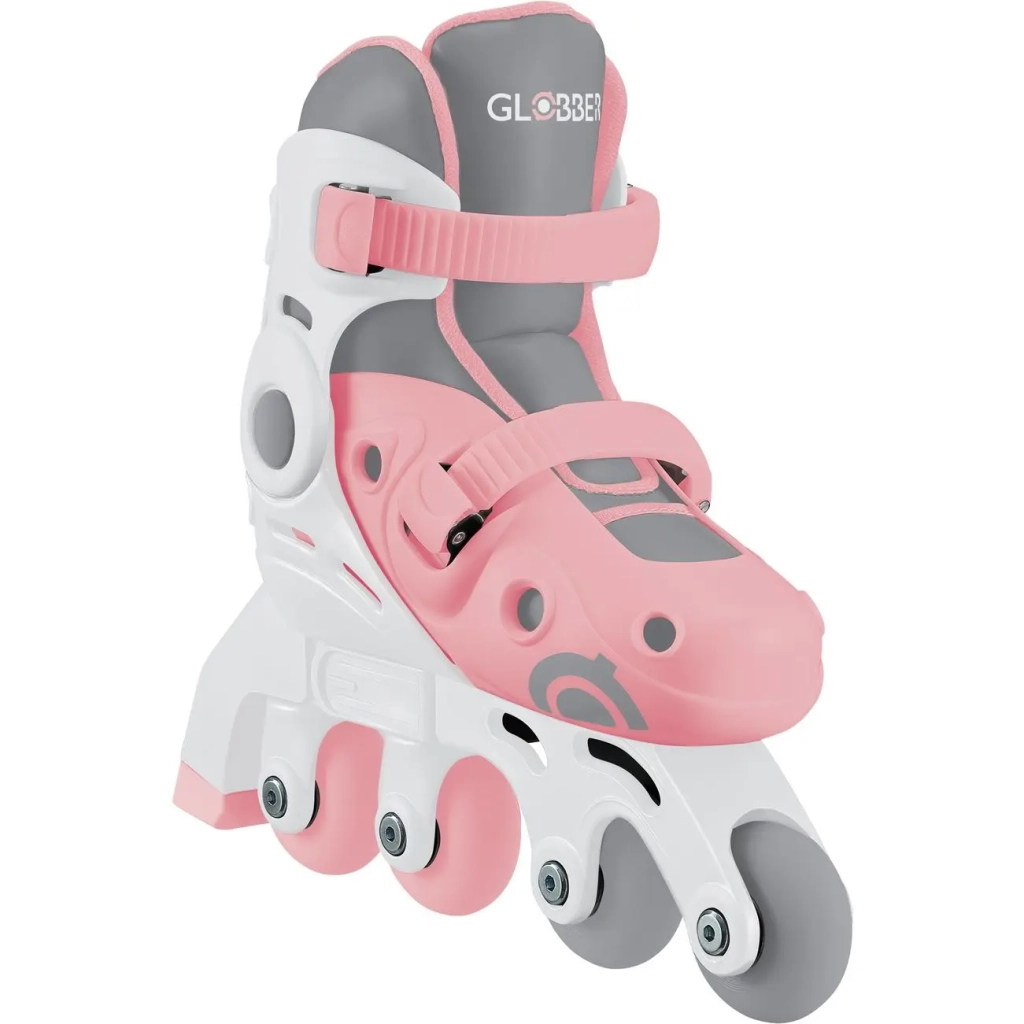 Роликові ковзани Globber 2в1 пастельно-рожеві р.30-33, до 60кг, 5+ (783-210) - зображення 2