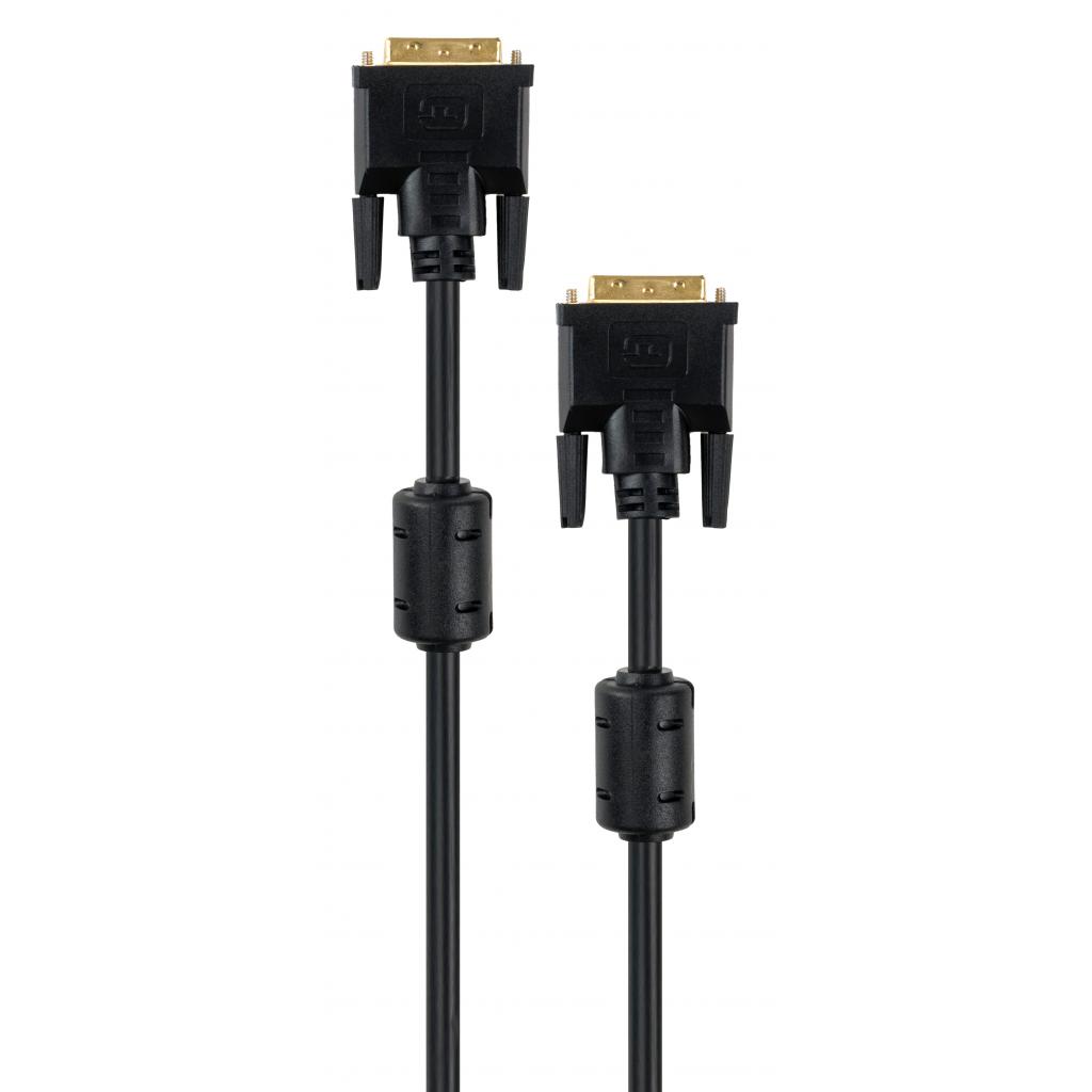 Кабель мультимедійний DVI to DVI 24+1pin 1.8 m Vinga (VCPDCDVIMM1.8BK) - зображення 3