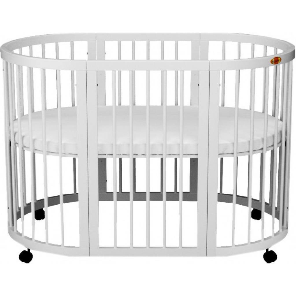 Ліжечко Ingvart SMART BED ROUND білий (1729003) - зображення 1