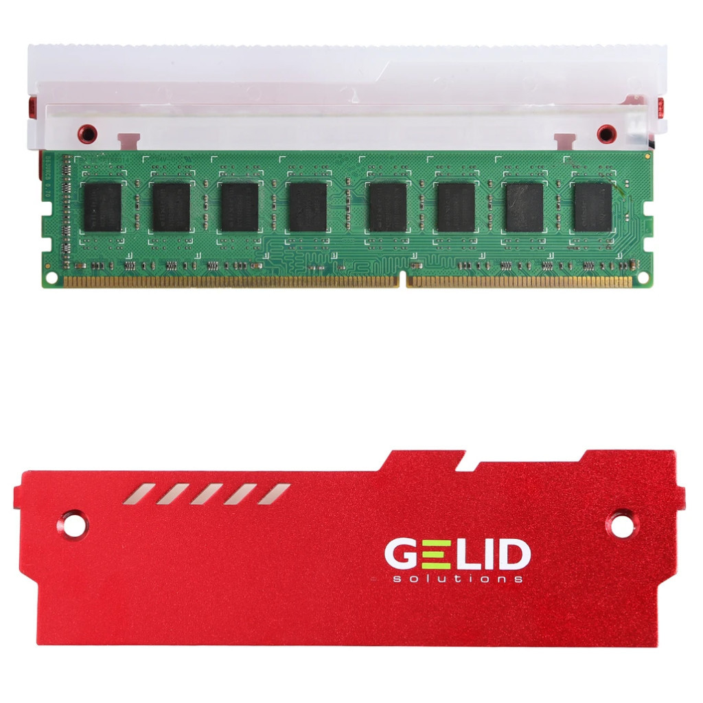 Охолодження для пам'яті Gelid Solutions Lumen RGB RAM Memory Cooling Red (GZ-RGB-02) - изображение 3
