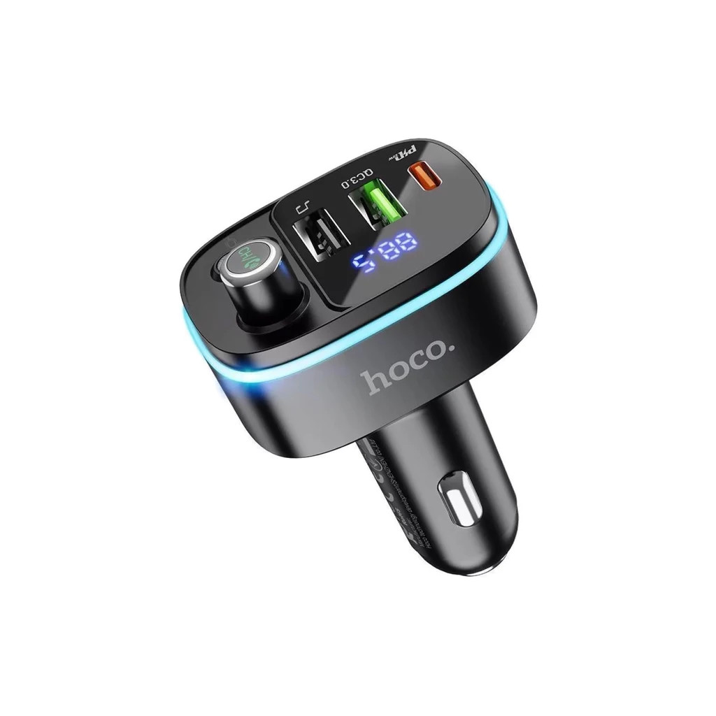 FM модулятор HOCO E62, Black, Box - изображение 2
