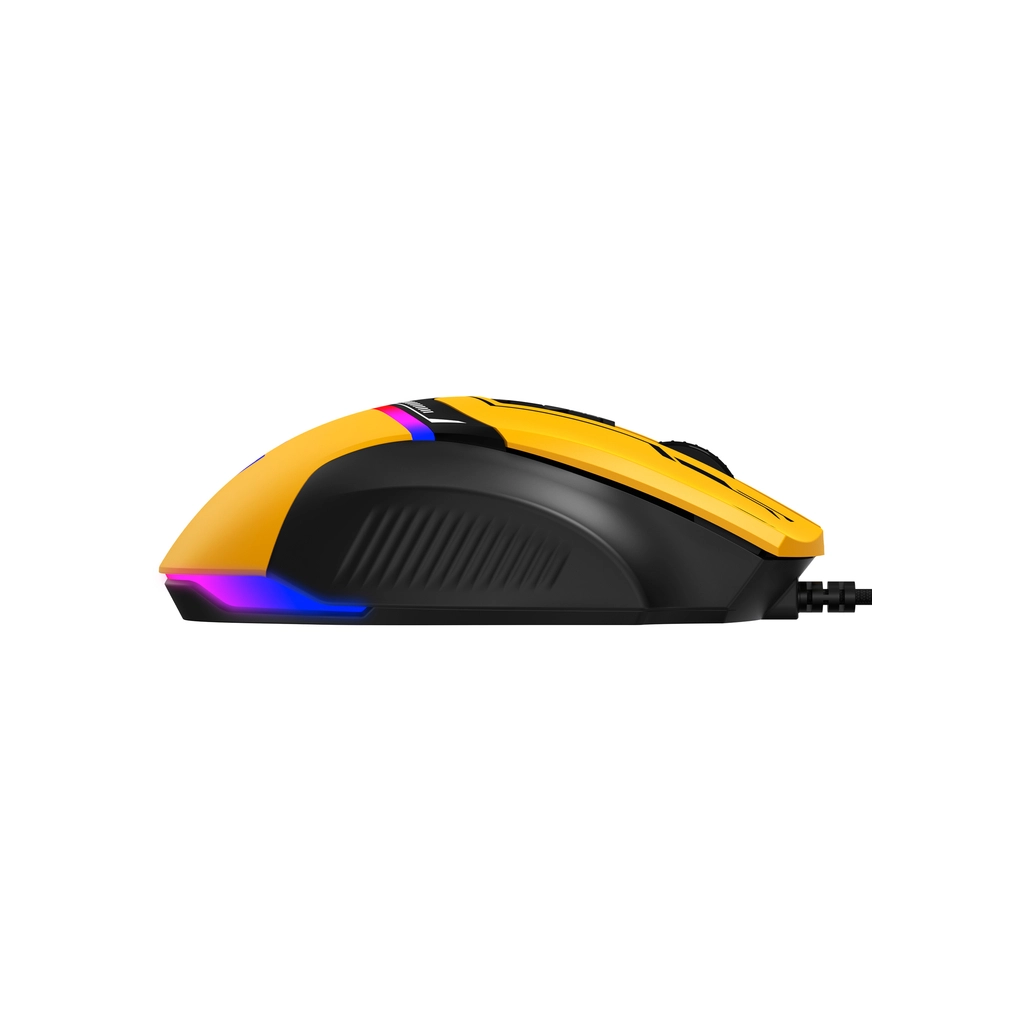 Мишка GamePro GM300Y USB Yellow/Black (GM300Y) - изображение 4