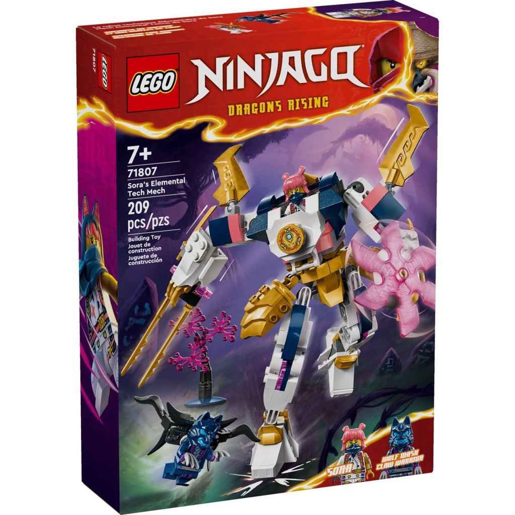Конструктор LEGO NINJAGO Робот технічної стихії Сори 209 деталей (71807) - зображення 1