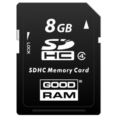 Карта пам'яті Goodram 8GB SDHC Class 4 (SDC8GHC4GRR10) - зображення 1
