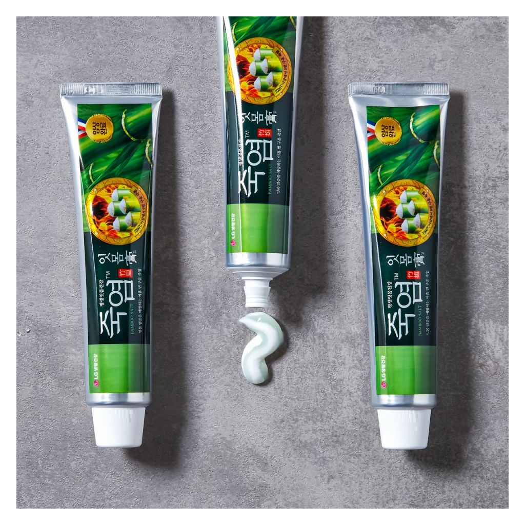 Зубна паста LG Bamboo Salt Toothpaste Gum Care 120 г (8801051060157) - зображення 3
