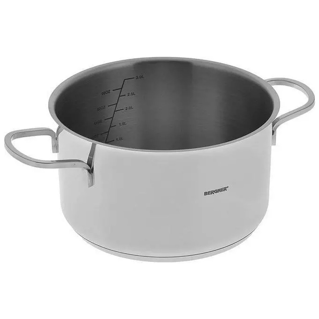 Набір посуду Bergner Classic 1.7 л, 2.3 л, 3.3 л 6 предметів (BG-6284) - зображення 4