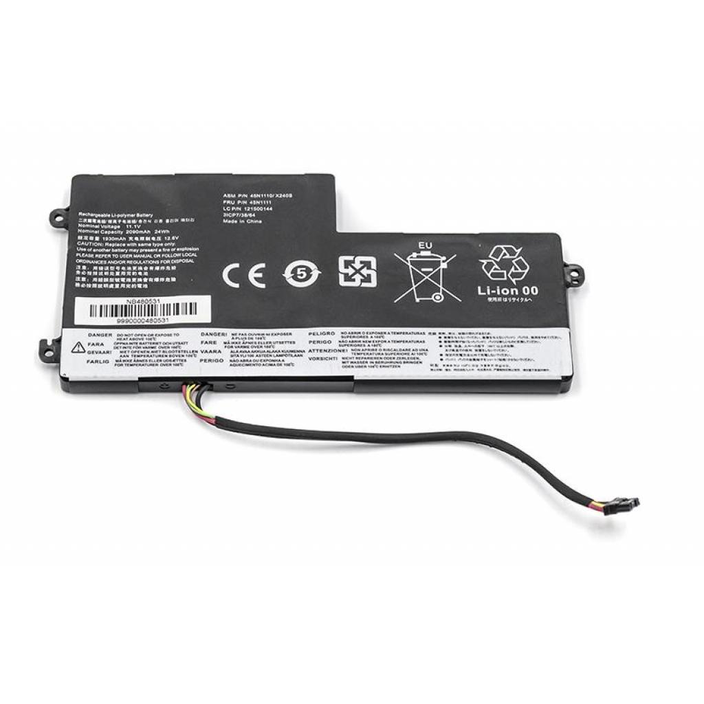 Акумулятор до ноутбука PowerPlant IBM/LENOVO ThinkPad S440 (45N1138) 11.1V 24Wh (NB480531) - зображення 1