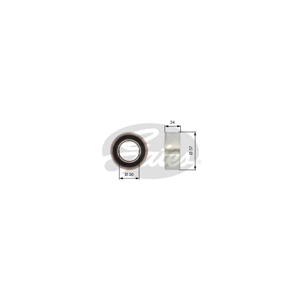 Ролик натягувача ременя Gates T41121 - зображення 1