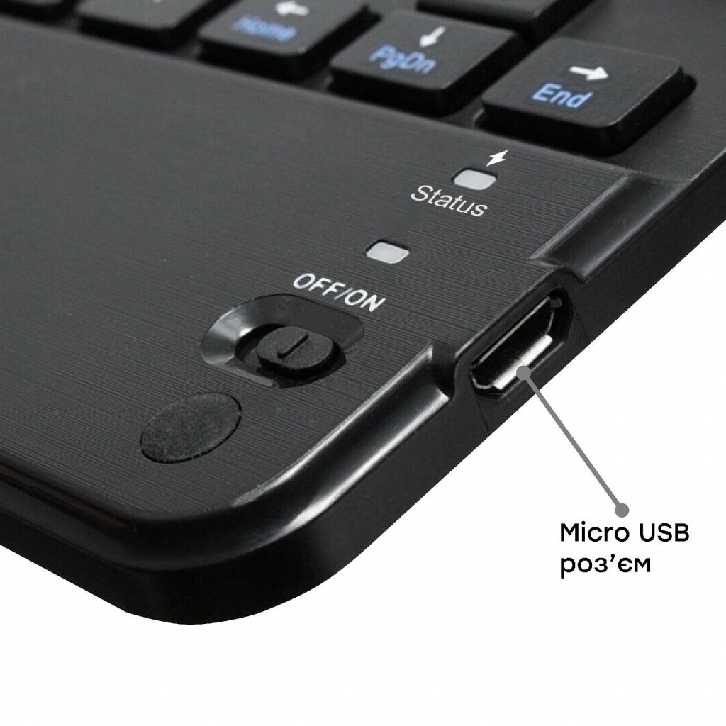 Чохол до планшета AirOn Premium Samsung Galaxy Tab A7 T500 Bluetooth keyboard touchp (4822352781055) - зображення 3