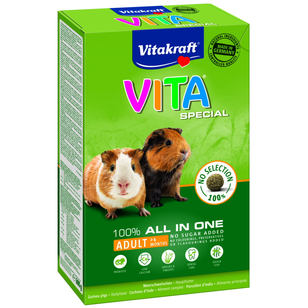 Корм для гризунів Vitakraft Vita Special для морських свинок 600 г (4008239253118) - изображение 1