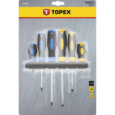 Набір викруток Topex 6 шт. (39D886) - зображення 2