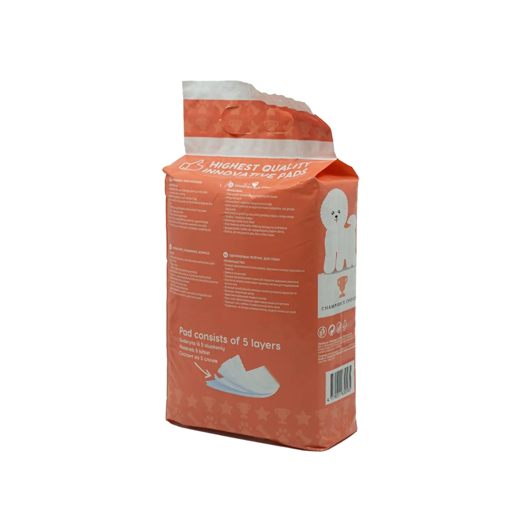 Пелюшки для собак MISOKO&CO з ароматом лимона 45х60 см 10 шт (SHAMSK63058) - зображення 3