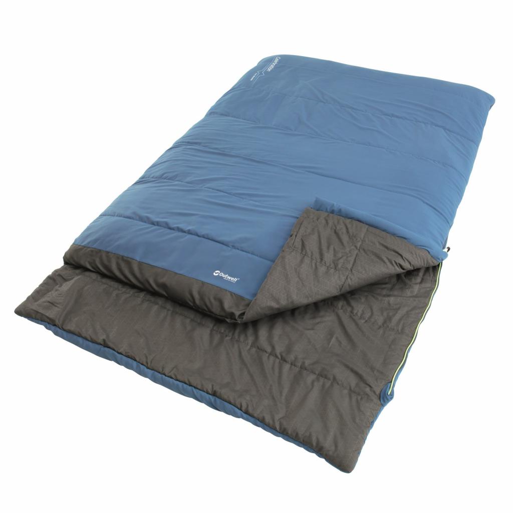 Спальний мішок Outwell Celebration Lux Double/+2°C Blue (Left) (928365) - зображення 1