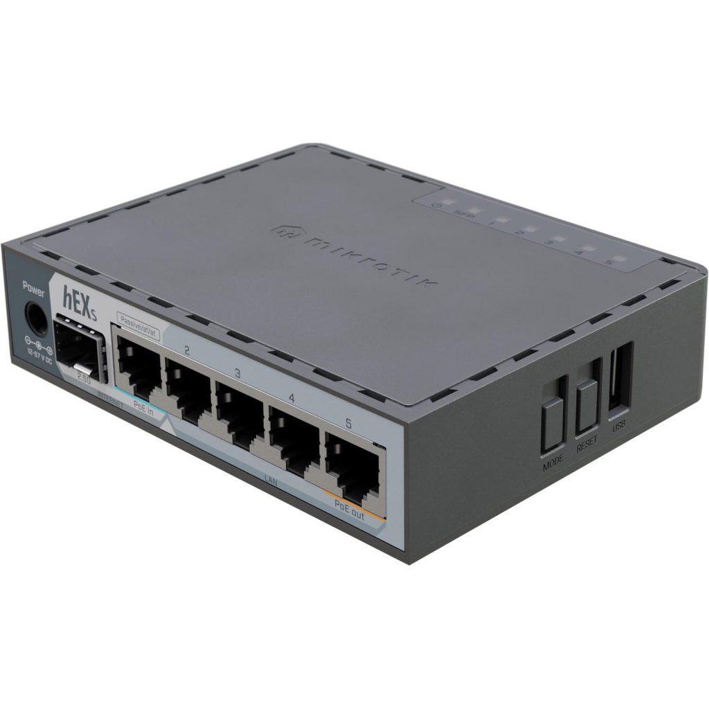 Маршрутизатор Mikrotik hEX S 2025 (E60IUGS) - зображення 1
