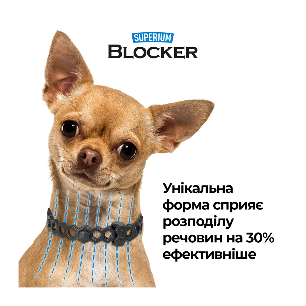 Нашийник для тварин Superium Блокер протипаразитарний для котів та собак 35 см (9108) - изображение 6