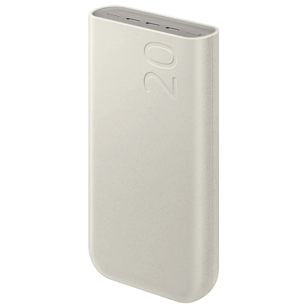 Батарея універсальна Samsung 20000mAh, SuperFastCharge2.0/45W, PD/3.0, PDO/PPS, Beige (EB-P4520XUEGEU) - зображення 4