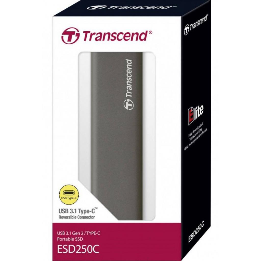Накопичувач SSD USB 3.1 960GB Transcend (TS960GESD250C) - зображення 4