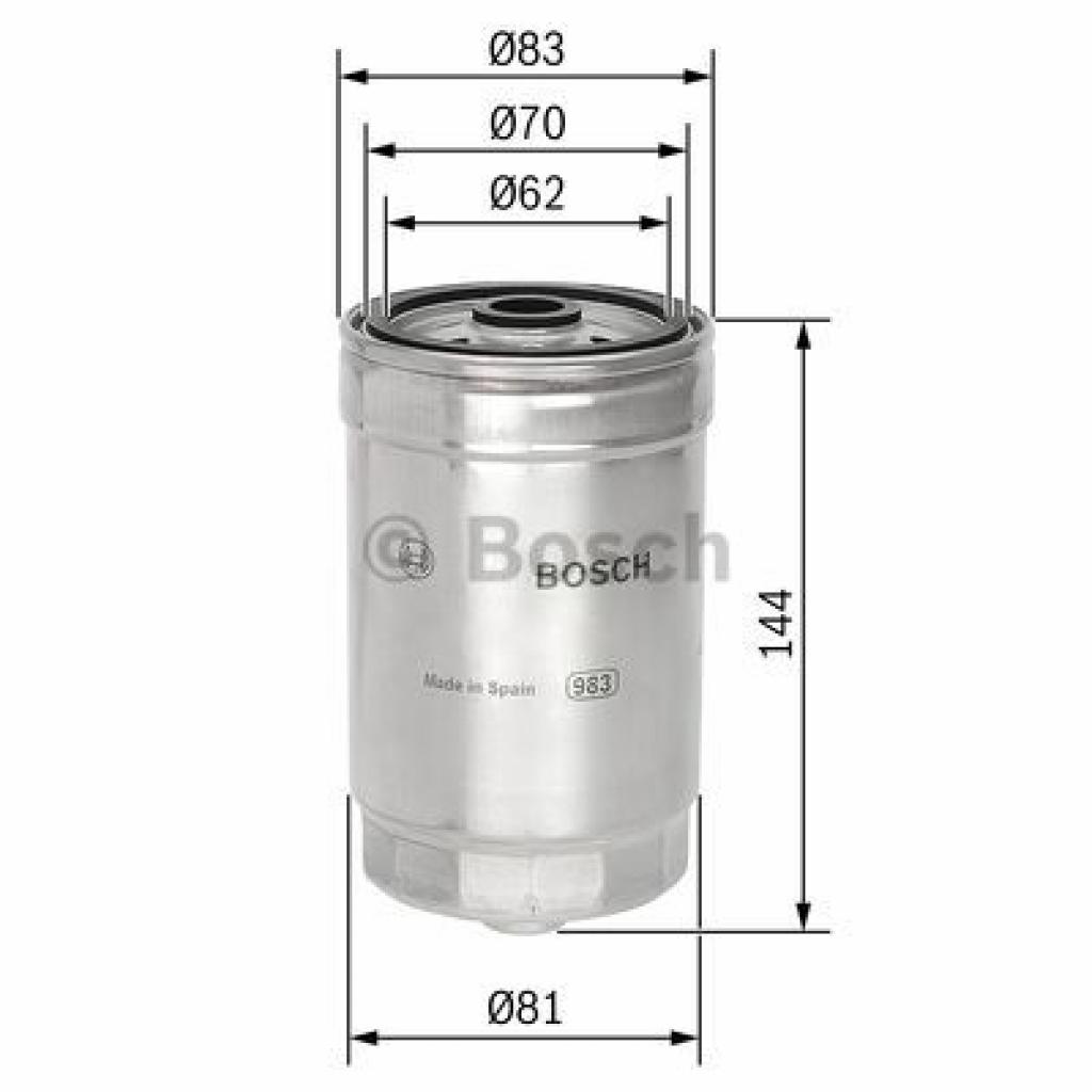 Фільтр паливний Bosch 1 457 434 314 - зображення 5