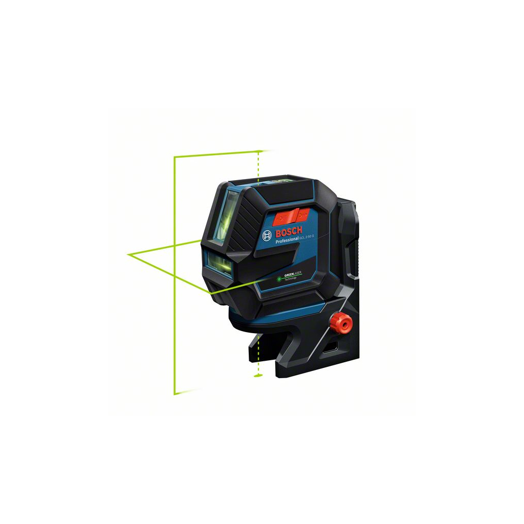 Лазерний нівелір Bosch GCL 2-50 G, до 15м, 0.3мм/м, з тримачем RM 10, чохол, мішень (0.601.066.M00) - изображение 7